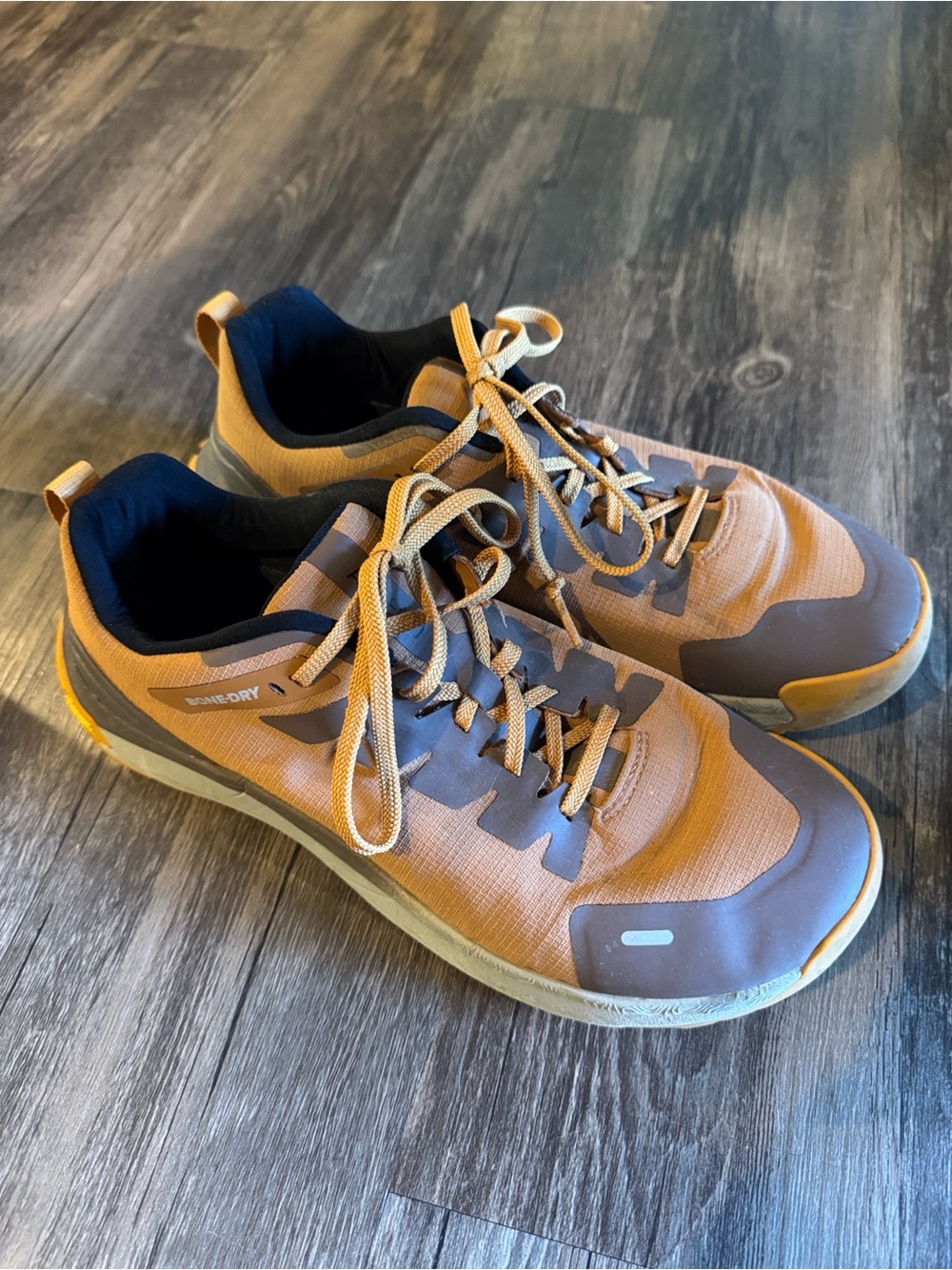 Ascend Mojave Bone-Dry Men’s Hiking Shoes Brown Orange Size 10.5